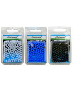 Shakespeare 5mm Blue, White or Black Fishing Rig Attractor Beads - Bulk Buy